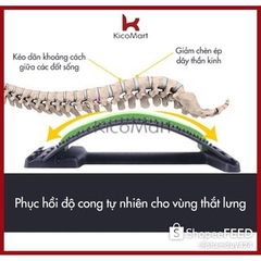 Giá Tựa Điều Chỉnh Niềng Đốt Sống Lưng, Giảm Mỏi Vai, Gáy