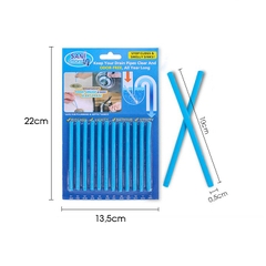 Hộp 12 Que Thông Tắc Bồn Cầu, Lavabo, Bồn Rửa Bát Có Mùi Hương Thơm Dễ Chịu
