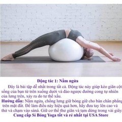 Bóng Tập Gym Yoga Cỡ To - Banh Tập Yoga Cỡ To