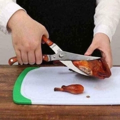 Kéo Cắt Gà Cán Gỗ Nhật Bản