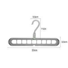 [Freeship] Móc Treo Quần Áo Đa Năng 9 Lỗ Tiết Kiệm Diện Tích