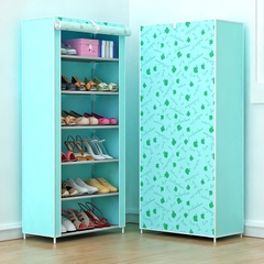 Tủ Giày Dép 7 Tầng 6 Ngăn Bọc Vải Họa Tiết Hoa Văn Cao Cấp Giá Rẻ / Kệ Đa Năng, Giá Để Giày Dép Khung Inox 7 Tầng