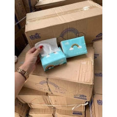 30 Gói Giấy Ăn Gấu Trúc/ Giấy Ăn Cầu Vồng Xin Mier Siêu Dai