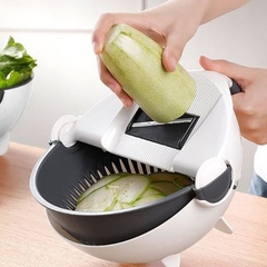 [Tiện Dụng] Dụng Cụ Nạo Rau Củ Quả Kèm Rổ Đa Năng 9 In 1