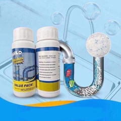 [Free Ship] Bột Thông Tắc Cống Dạng Lọ