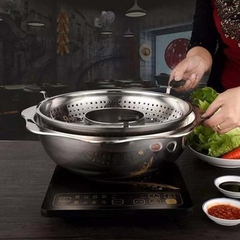 Nồi Lẩu Xoay 360 Độ Cao Cấp Đa Năng