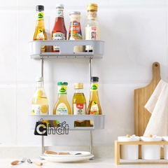 Kệ Gác Sau Bồn Cầu 2 Tầng Kiêm Để Đồ Nhà Tắm 2 Tầng