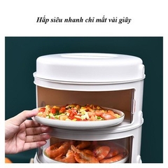 Lồng Bàn Giữ Nhiệt Đồ Ăn 5 Tầng Đa Năng