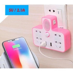 Ổ Cắm Điện Đa Năng Kèm Đèn Ngủ