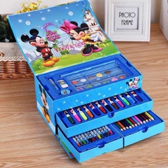 Hộp Màu Vẽ Tô Màu Cho Bé 3 Tầng 54 Chi Tiết