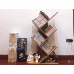[Free Ship] Kệ Sách Xương Cá Vân Gỗ 3 Tầng