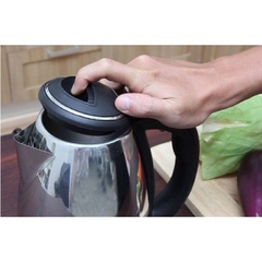 Ấm Siêu Tốc Mini Electric Kettle 1L8 Hàng Cao Cấp, Ấm Đun Nước Siêu Tốc Trắng Có Tay Cầm