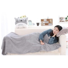 Bộ Chăn Gối Ngủ Văn Phòng 3In1 Hình Thú