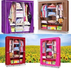 Tủ Vải 3 Buồng 8 Ngăn Cao Cấp