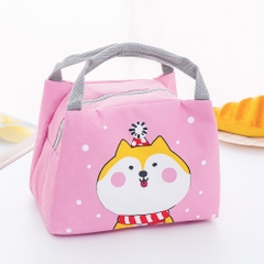 (Mẫu Mới)Túi Đựng Hộp Cơm Hình Con Vật Xinh Xắn Hiện Đại Giữ Nhiệt Đẹp Bền (Dáng Ngang)