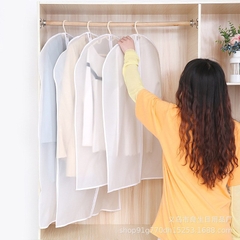 Túi Bọc Quần Áo Treo Tủ Chống Bui, Chống Nước, Có Khóa Kéo Ở Giữa