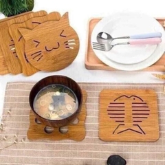 Tấm Lót Nồi Bằng Gỗ Tre Nhiều Hình Ngộ Nghĩnh