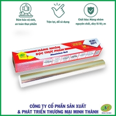 Màng Nhôm (Giấy Bạc) Bọc Thực Phẩm Minh Thành 30Cm X 5M