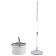 Chổi Lau Nhà Tách Nước Bẩn Thông Minh 360 Độ 2 Bông Lau, Bộ Cây Lau Nhà Tách Nước Bẩn Nước Thải