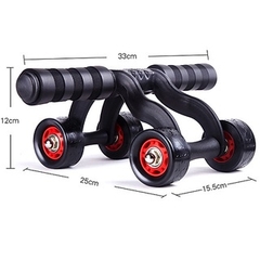 Con Lăn Tập Cơ Bụng-Con Lăn Tập Bụng 4 Bánh Không Chặn  (Giao Màu Ngẫu Nhiên)