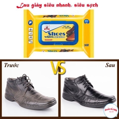 Khăn Giấy Lau Giày Siêu Sạch Sneaker Hộp 30 Tờ Siêu Hot Không Hoá Chất Làm Hại Vải
