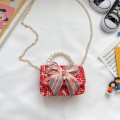 Túi Xách ♥️Freeship♥️ Túi Dạ Đeo Chéo Hình Nơ Cho Bé Gái Siêu Kute