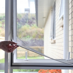 Lưới Chống Muỗi Côn Trùng [Free Ship] Dán Cửa Sổ Vô Hình Sợi Thủy Tinh Lỗ Siêu Nhỏ Ngăn Bụi 1.3M X 1.5M