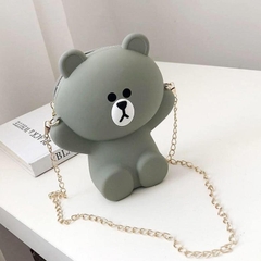 [Free Ship] Túi Gấu Brown Đeo Chéo Silicon Siêu Hót ( 2 Dây)