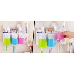 [Free Ship] Nhả Kem ĐáNh Răng Tự Đông 3 Cốc