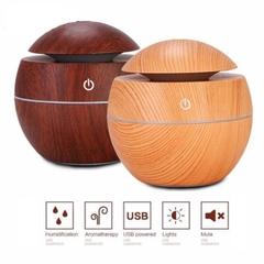 Máy Xông Tinh Dầu Vân Gỗ Mini Tiện Dụng