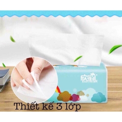 30 Gói Giấy Ăn Gấu Trúc/ Giấy Ăn Cầu Vồng Xin Mier Siêu Dai
