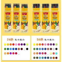 [Free Ship] Hộp Bút Chì Màu Cao Cấp Pensing 12/24/36/48 Màu Hộp Ống Bìa Cứng