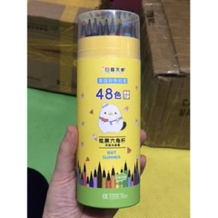 [Free Ship] Hộp Bút Chì Màu Cao Cấp Pensing 12/24/36/48 Màu Hộp Ống Bìa Cứng