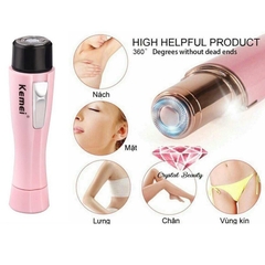 [Free Ship] Máy Cạo Lông Toàn Thân Kemei 1012 Cao Cấp