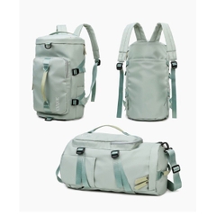 Balo Du Lịch 🎒 Ba lô Kiêm Túi Du Lịch Đa Năng Có Ngăn Để Giày Sarus Crane