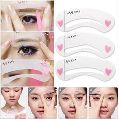 [Freeship] Set 3 Khuôn Kẻ Lông Mày Phong Cách Hàn Quốc