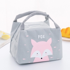 (Mẫu Mới)Túi Đựng Hộp Cơm Hình Con Vật Xinh Xắn Hiện Đại Giữ Nhiệt Đẹp Bền (Dáng Ngang)