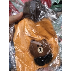 Mũ Len ♥️Freeship♥️ Set Khăn Mũ Len 2 Quả Bông Cho Bé