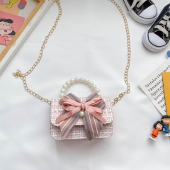Túi Xách ♥️Freeship♥️ Túi Dạ Đeo Chéo Hình Nơ Cho Bé Gái Siêu Kute