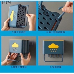 Ống Đựng [Free Ship] Ống Đũa Thìa Dao Treo Tường Xinh Xắn Chịu Lực Chắc Chắn