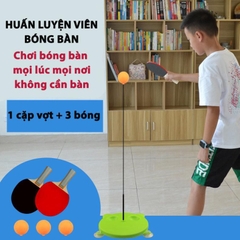 [Free Ship] Bộ Đồ Chơi Đánh Bóng Bàn Tập Phản Xạ Cho Bé