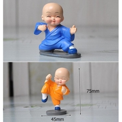 [Free Ship] Bộ Tượng 4 Chú Tiểu Múa Võ, Múa Quyền