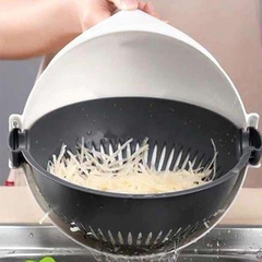 [Tiện Dụng] Dụng Cụ Nạo Rau Củ Quả Kèm Rổ Đa Năng 9 In 1