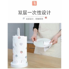 Cuộn Giấy Lau Đa Năng Hoa (20Cm X 20Cm X 50 Tờ)