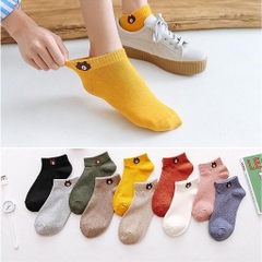 Set 10 Đôi Tất Gấu Kèm Túi Xinh Xắn