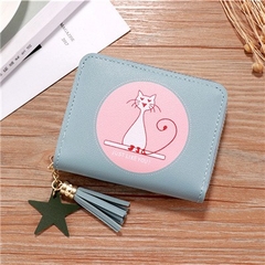 [Freeship] Ví Ngắn Cầm Tay Mini Nữ Hình Mèo