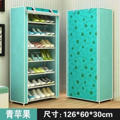 Tủ Giày Dép 7 Tầng 6 Ngăn Bọc Vải Họa Tiết Hoa Văn Cao Cấp Giá Rẻ / Kệ Đa Năng, Giá Để Giày Dép Khung Inox 7 Tầng