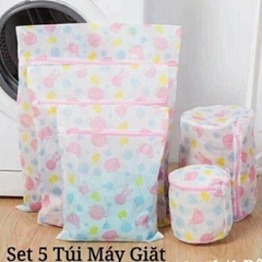 Túi Giặt Set 5 Túi Giặt Quần Áo Bảo Vệ Quần Áo Khi Giặt Máy