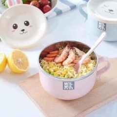 [Free Ship] Bát Úp Mỳ Tai Thỏ Ruột Inox Siêu Xinh