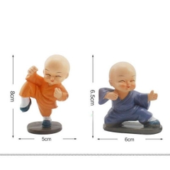 [Free Ship] Bộ Tượng 4 Chú Tiểu Múa Võ, Múa Quyền